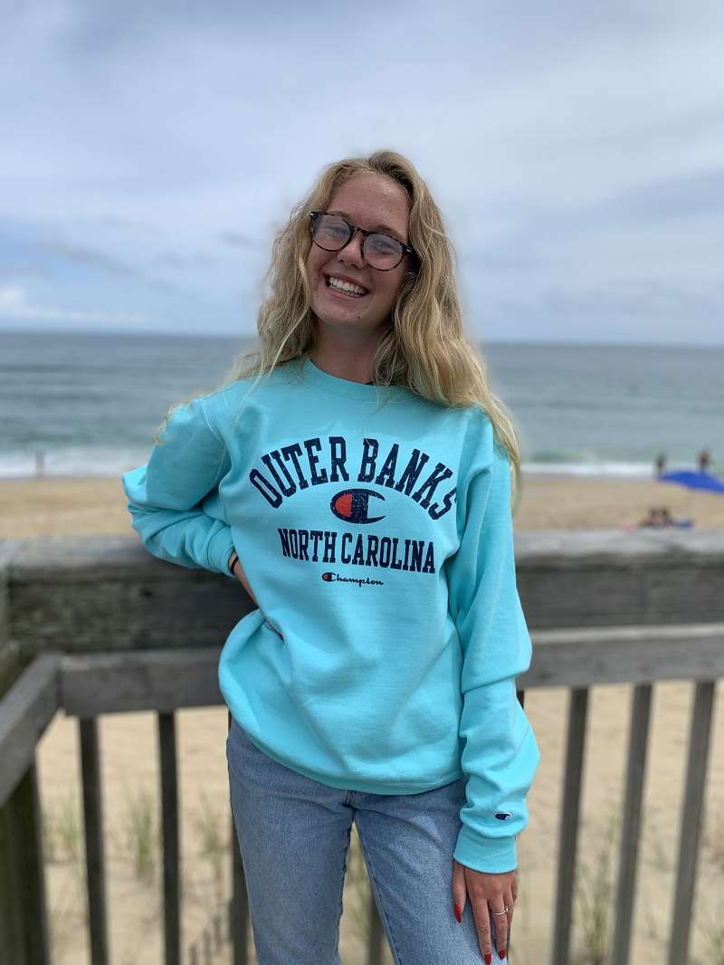 Outer banks champion sweatshirt sale